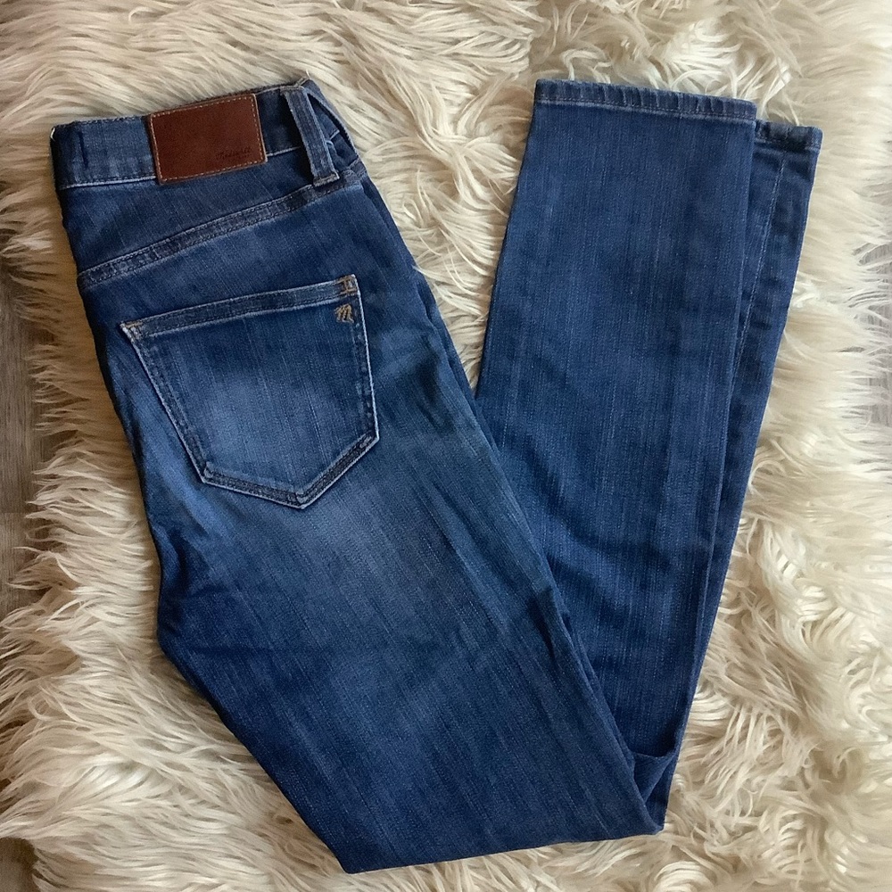 Madewell Women's Skinny Jeans - Dark Blue